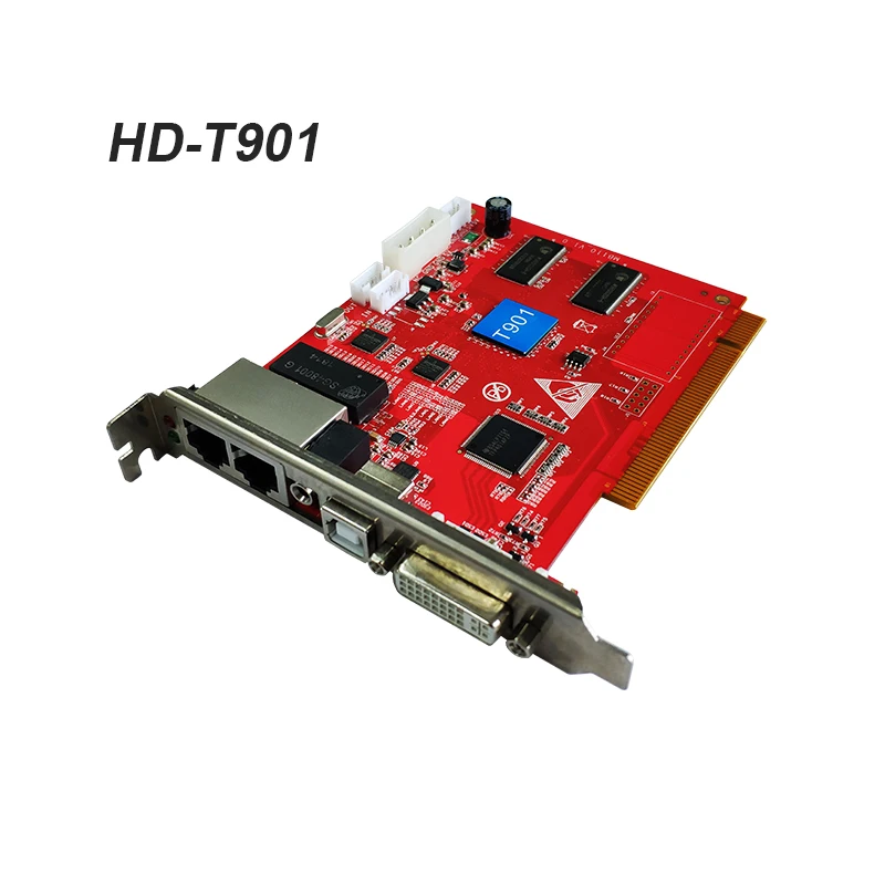 HD-T901 Sync nosūtot kartes,pilnkrāsu LED ekrānu nosūtot karti,gaismas DIOŽU video sienas kontrolieris Attēls 2