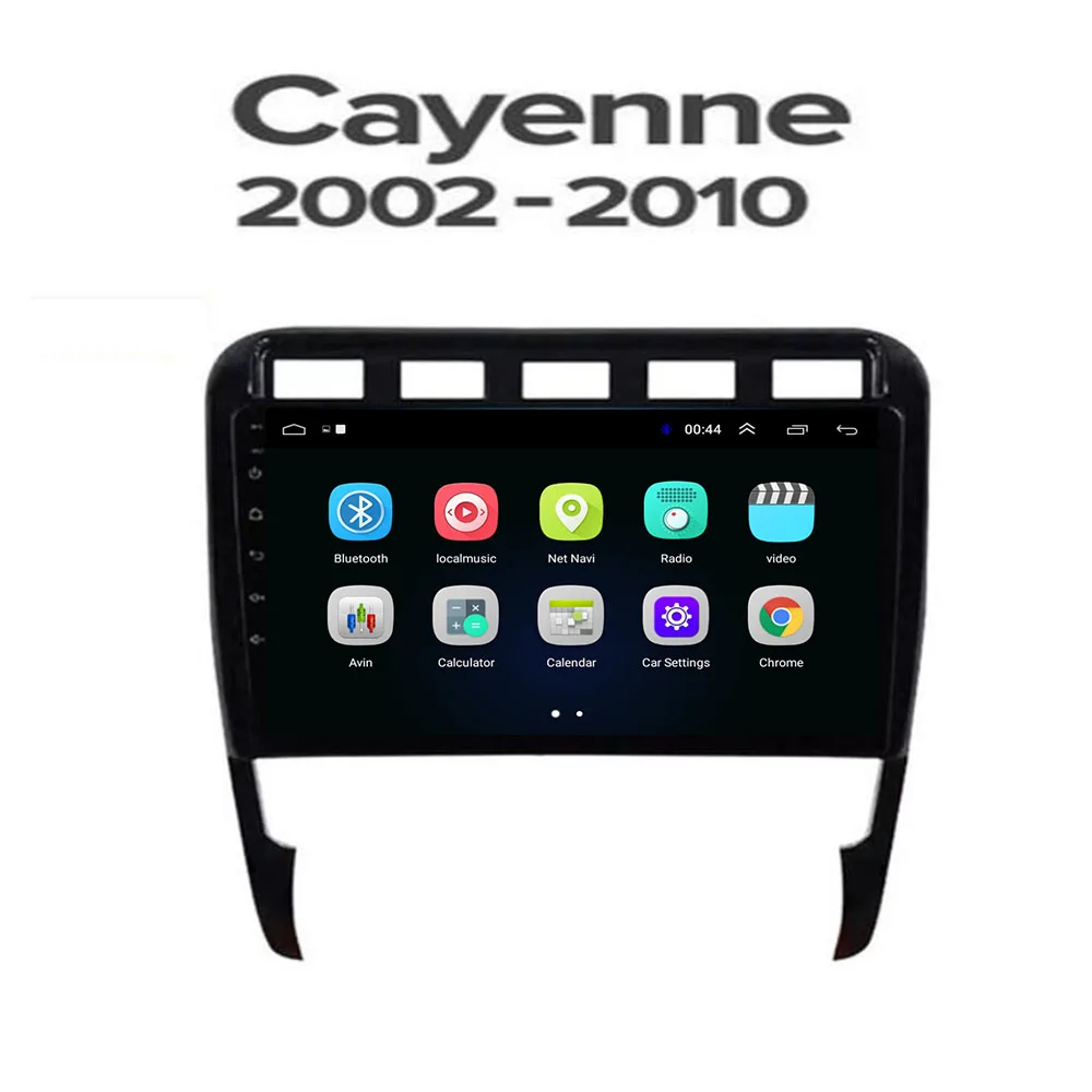 IPS Carplay 2 Din Android 11 Automašīnas Multivides Video Atskaņotājs 6G+128G Par Porsche Cayenne, 2002 -2010 4G LTE Stereo Audio Auto Radio Attēls 5