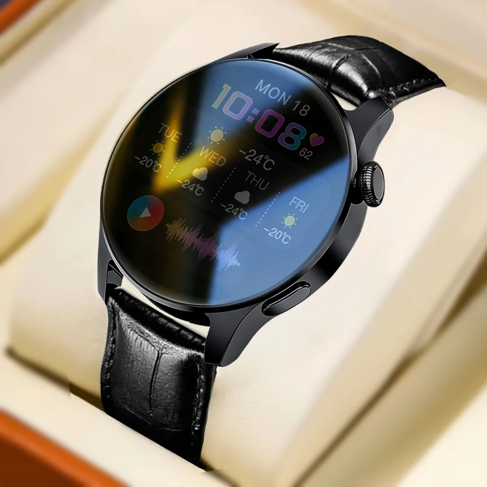 Ir 2021. Jaunu Bluetooth Zvanu Smart Skatīties Vīrieši ar skārienekrānu Mūzikas Vadības IP67 Waterproof sirdsdarbība Smartwatch Par Xiaomi Huawei Attēls 4