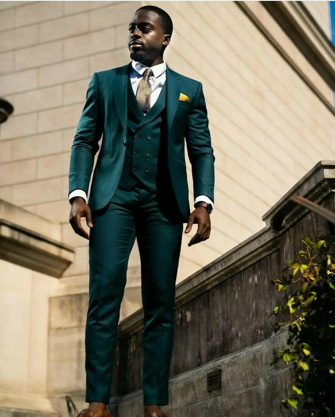 Ir 2021. Jaunu Kāzu Tuxedos Vintage Fit Oficiālu Labākais Cilvēks Uzvalki Līgavainis Valkā Vīriešu Tvīda 3 Gabals Uzvalki (Žakete+Bikses+veste) Attēls 1
