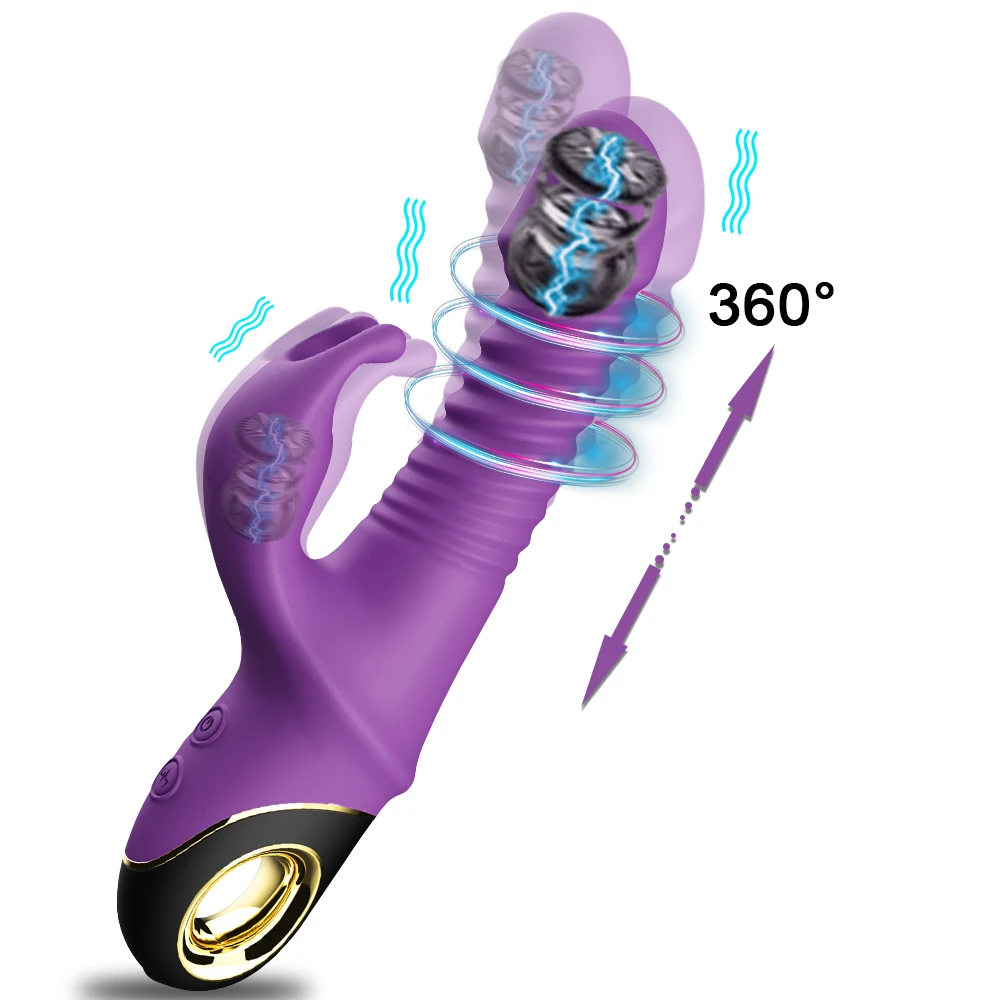 Ir 2021. Trušu Vibrators Automātiskā Teleskopiskie Rotācijas G-Spot Klitora Stimulators Sieviešu Masturbācija Seksa Rotaļlietas Sievietēm, Pieaugušajiem 18 Attēls 1
