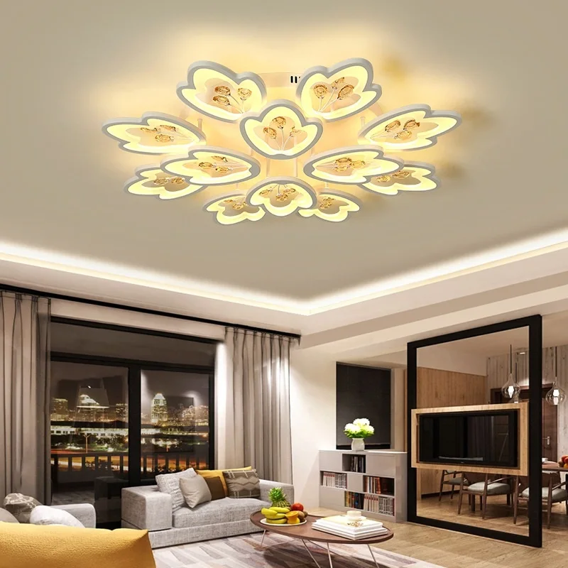 Jaunais LED Griestu gaismas Iekštelpu dzīvojamā istaba guļamistaba studiju ēdamistaba lampas apgaismojuma Tirdzniecības dekoratīvās Griestu lampas Attēls 1