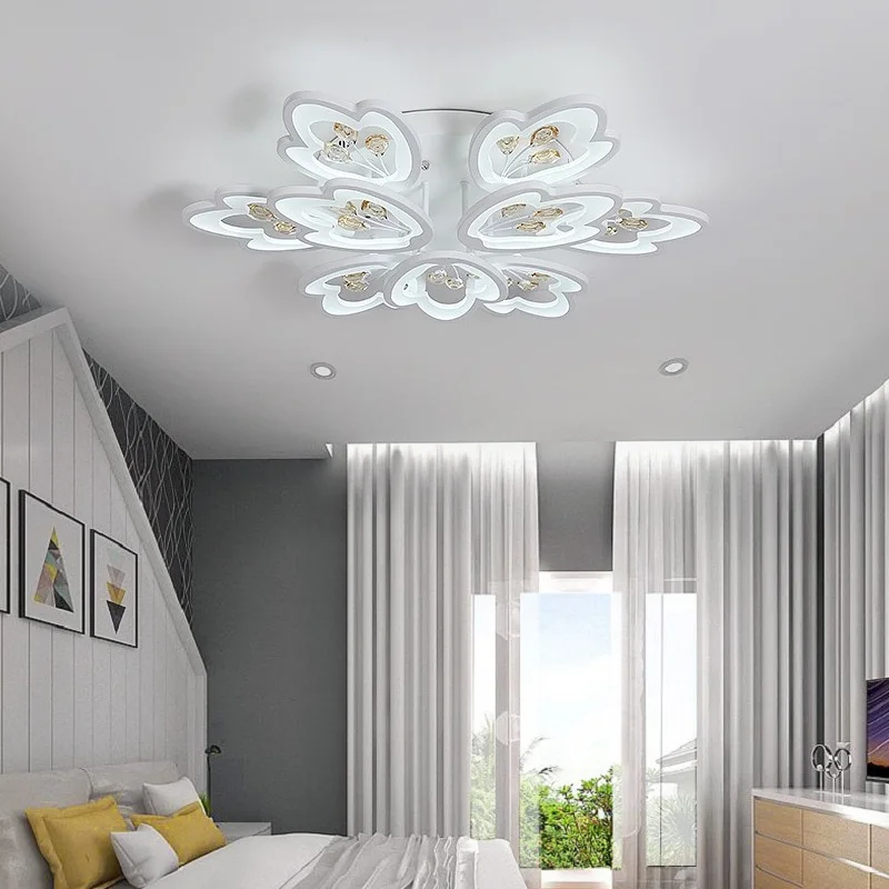 Jaunais LED Griestu gaismas Iekštelpu dzīvojamā istaba guļamistaba studiju ēdamistaba lampas apgaismojuma Tirdzniecības dekoratīvās Griestu lampas Attēls 4
