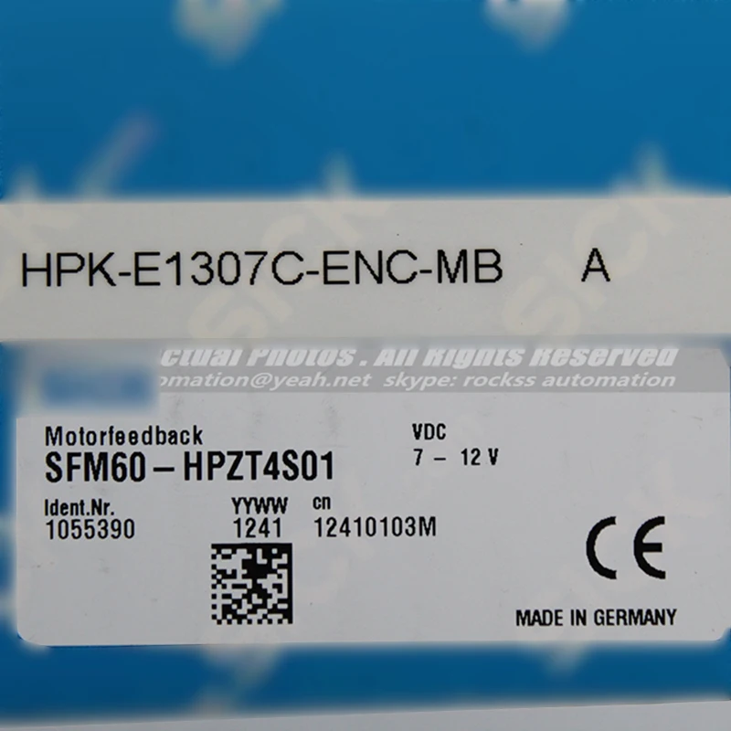 Jaunas Oriģinālas Encoder HPK-E1307C-ENC-MB SFM60-HPZT4S01 Attēls 2