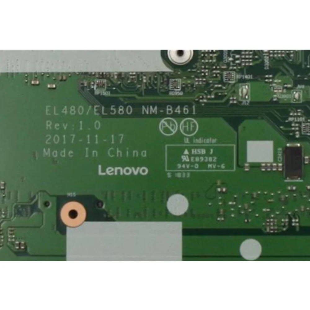 Jaunas Oriģinālas Lenovo Thinkpad L480 L580 Klēpjdators Mātesplatē EL480/EL580 NM-B461 PROCESORS:i7-8550 Mainboard Attēls 1
