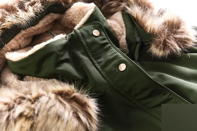 Jaunas ziemas militāro mēteļi sieviešu kokvilnas wadded kapuci jaka vidēja ilgi gadījuma parka biezums vilnas mētelis sniega sega outwear Attēls 4