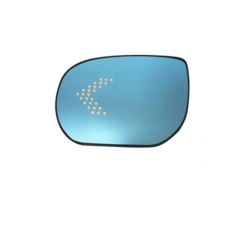 Jauns Elektriski Apsildāmi Zilā Platleņķa Redzes Sānu Atpakaļskata Spoguļu Stiklus Hyundai Santa Attēls 1