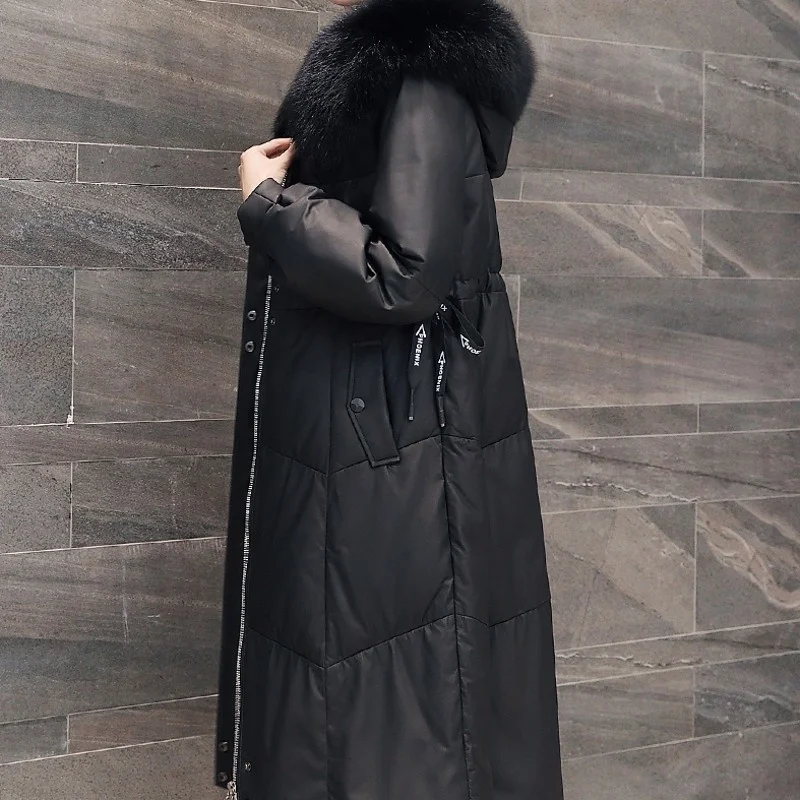 Jaunā sieviešu modes 2022 Jaunu cieto ziemas nosaka biroja dāmu jaka ar melnu pelēkā vārna silts sieviešu ikdienas rāvējslēdzēji jakas korejiešu Attēls 2