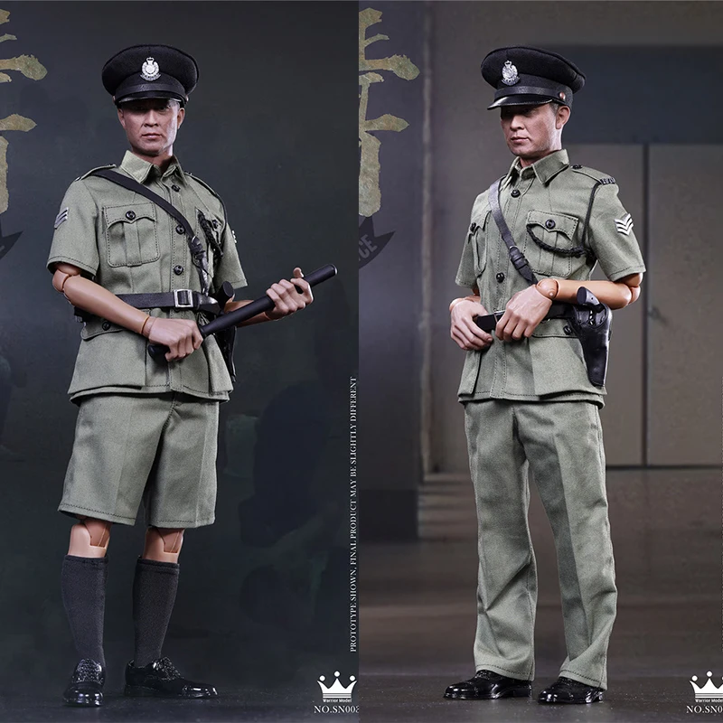 Karavīrs Modelis SN003 1/6 70 Royal Honkongas Policijas Cietuma Amatpersona Zhengge 12 collu vīriešu lelle rotu kolekciju noliktavā Attēls 3