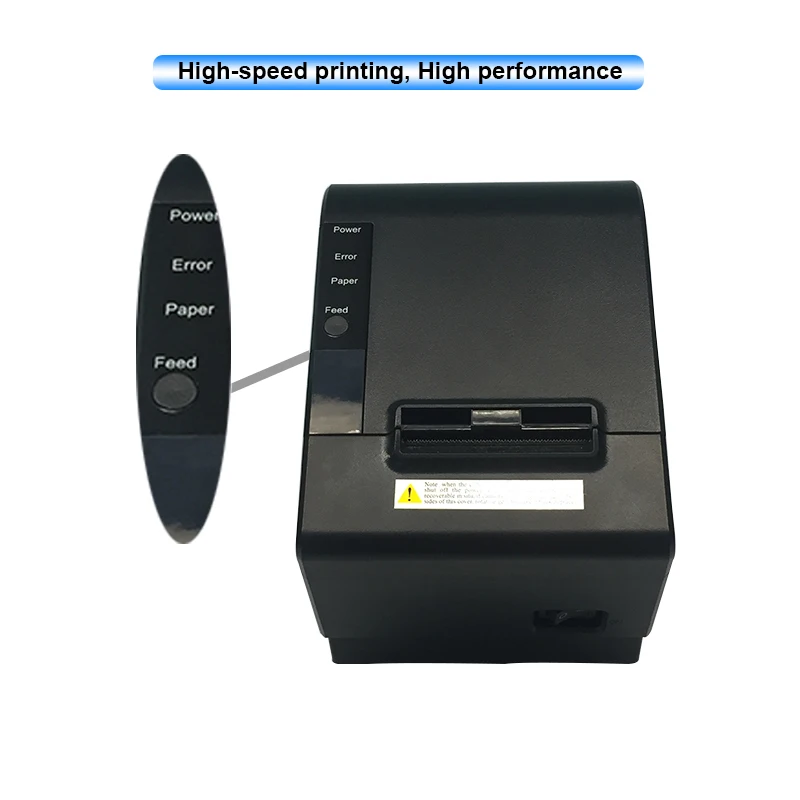 KARSTĀ pārdošanas 58mm termoprinteris ar automātisko kuteris usb un lan ports pos saņemšanas printeri, kas atbalsta vairāku valodu rēķinu drukāšana Attēls 4