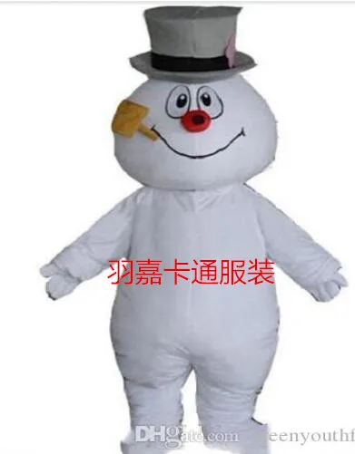 Karstā Pārdošanas Jaunu Sniegavīrs Talismans Kostīmu Pieaugušo Frosty Sniegavīrs Kostīmu Karikatūra Raksturs Talismans Tērpu Halloween Chtistmas Attēls 2