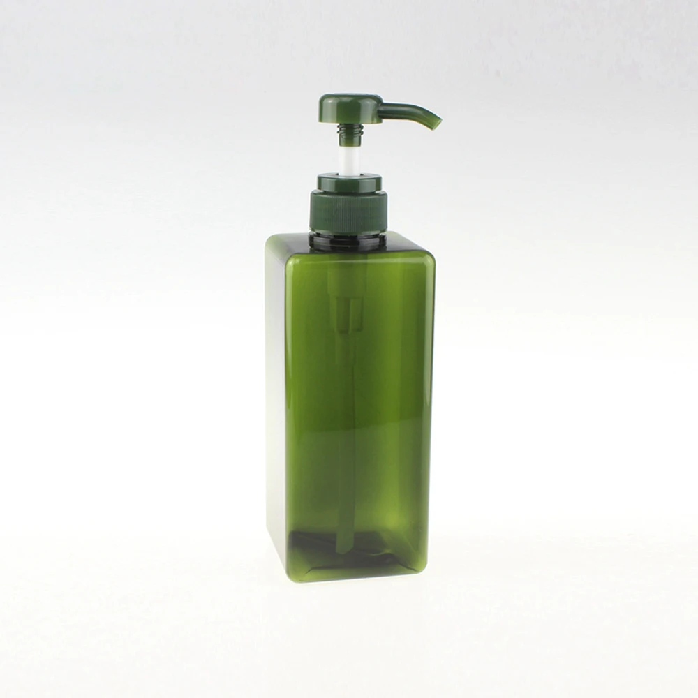 Kosmētikas iepakojums šampūna pudele 650ml ar sūkni, karstā pārdošanas uzpildāmas losjons, krēms sūknis pudele Attēls 1