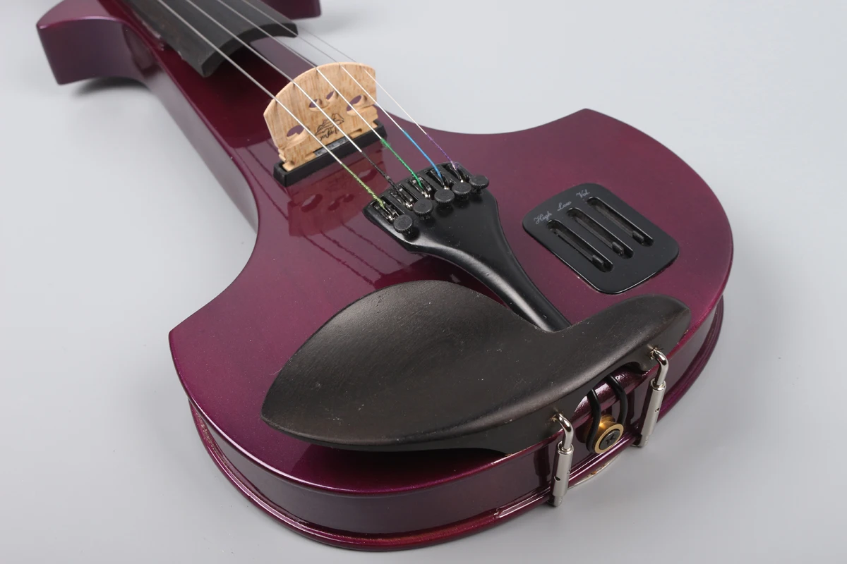 Kvalitātes elektroniskās vijoles MP3 6.5 liela ligzda austiņām akumulatora purpura 6 Attēls 2