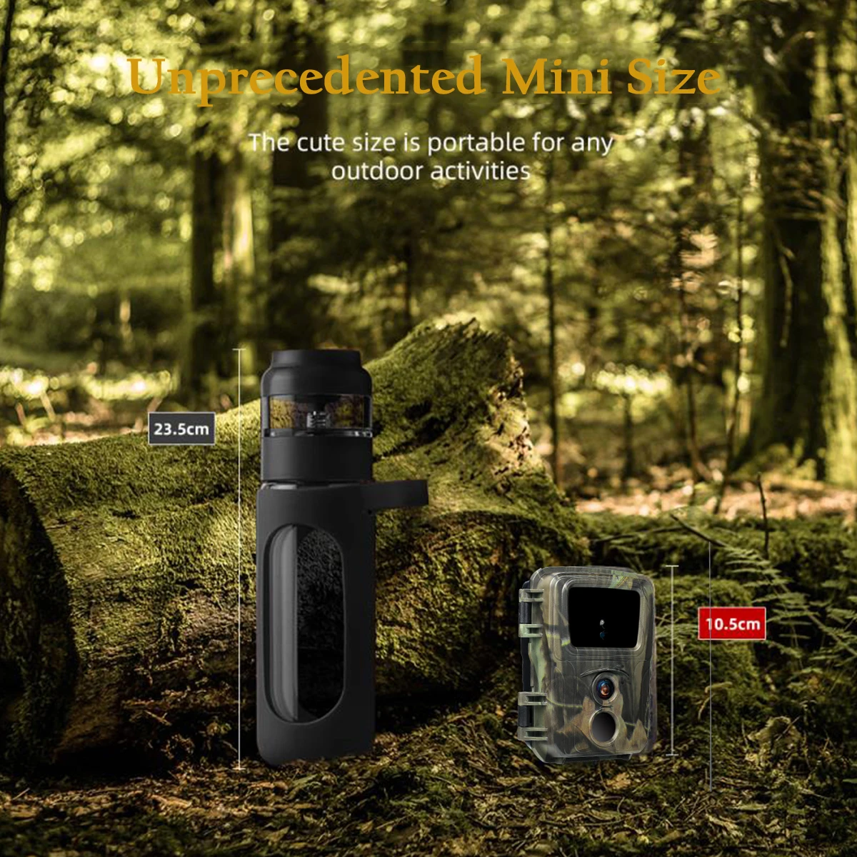 Mini Medību Kamera Savvaļas Taka Kamera 20MP 1080P ar Zemu degvielas Patēriņu Akumulatoru Powered PIR Atklāšanas Ūdensizturīgs Āra Dzīvnieku Kamera Attēls 5