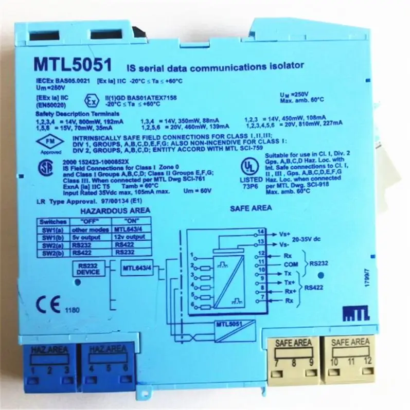 MTL4517 izolētas šunta-diode drošības barjera Attēls 4