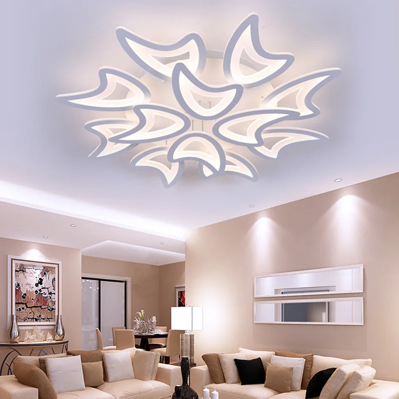 Mūsdienu led griestu gaismas lamparas de techo gaismeklis, dzīvojamās istabas gaismas ēsmas zivtiņu vadi led rūpniecības dekors dzīvojamā istaba ēdamistaba Attēls 3