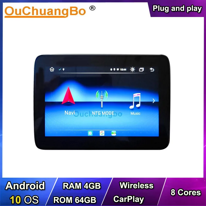 Ouchuangbo 4G Android 10 Automašīnas Stereo Radio, GPS Navigācijas Mercedes Benz 300 ML 320 350 400 550 GL Ar 4GB 64GB CarPlay Attēls 5