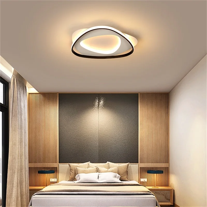 OURFENG Moderns Griestu Gaismas Ķermeņi ar Tālvadības 3 Krāsas LED apgaismojuma regulēšanu Mājās Dekoratīvās par Viesistaba, Guļamistaba Birojs Attēls 3