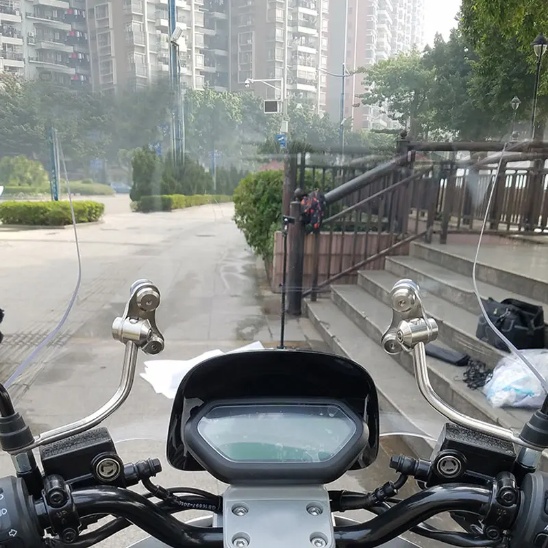 Par NIU N1S electricbike Motocikla priekšējā vējstikla modifikācija Attēls 1
