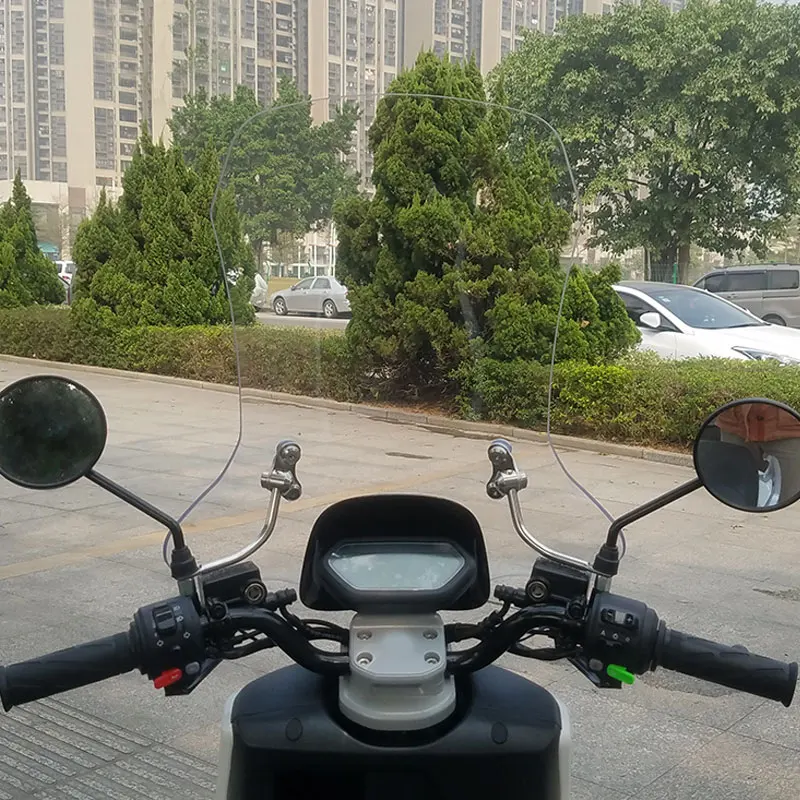 Par NIU N1S electricbike Motocikla priekšējā vējstikla modifikācija Attēls 2
