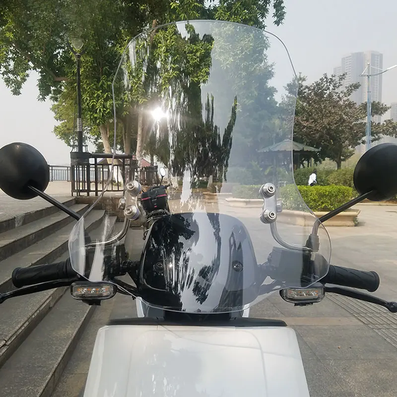 Par NIU N1S electricbike Motocikla priekšējā vējstikla modifikācija Attēls 4