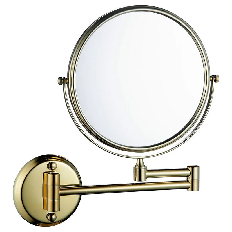 Pie sienas piestiprinātās Aplauzums Spogulis,3 X Palielinājums Aplauzums Spogulis Regulējams Augstums Double-Sided Spoguļi Vannas Iedomība Attēls 2
