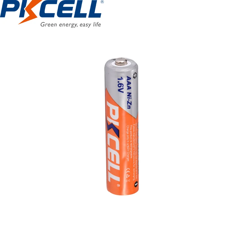 PKCELL 4gab AA Baterijas 2500MWH+4gab 900MWH 1.6 V NIZN AAA Akumulators NI-ZN Batterias ar 2 Baterijas Turētāju, Ja Kaste Attēls 2
