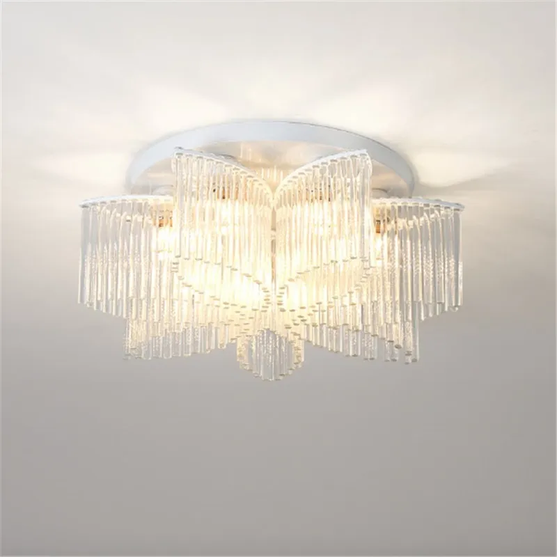 Post-modernās gaismas luksusa kristāla griestu lampas skaistas guļamistabas dzīvojamās istabas atmosfēra lampas vienkārša Eiropas 2020 