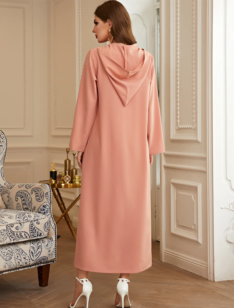 Ramadāna Marokas Kaftan Musulmaņu Modes Dubaija Abaya turku Kleitas Abayas Sieviešu Caftan Marokens Islāma Kleitu Musulman De Režīmā Attēls 1