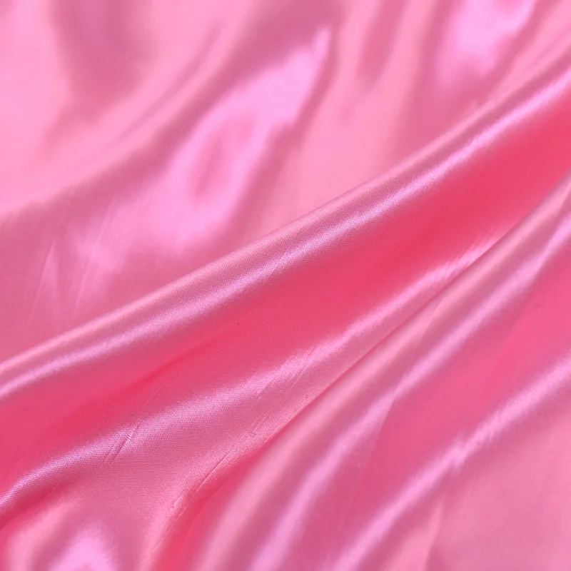 Rozā zīda dupion auduma tīrtoņa krāsu 30mm biezi cheongsam krekls, kleita smagā zīda auduma vairumtirdzniecības zīda auduma 114cm Attēls 2