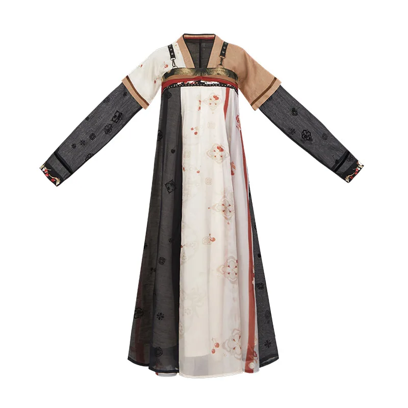 Rudens Hanfu Kleita Ķīniešu Stilā Sievietēm Ikdienas Apģērbu Uzlabota Tang Dynasty Sieviešu Apģērbu Izšūšana Apaļu Kakla Krekls DQL6211 Attēls 4