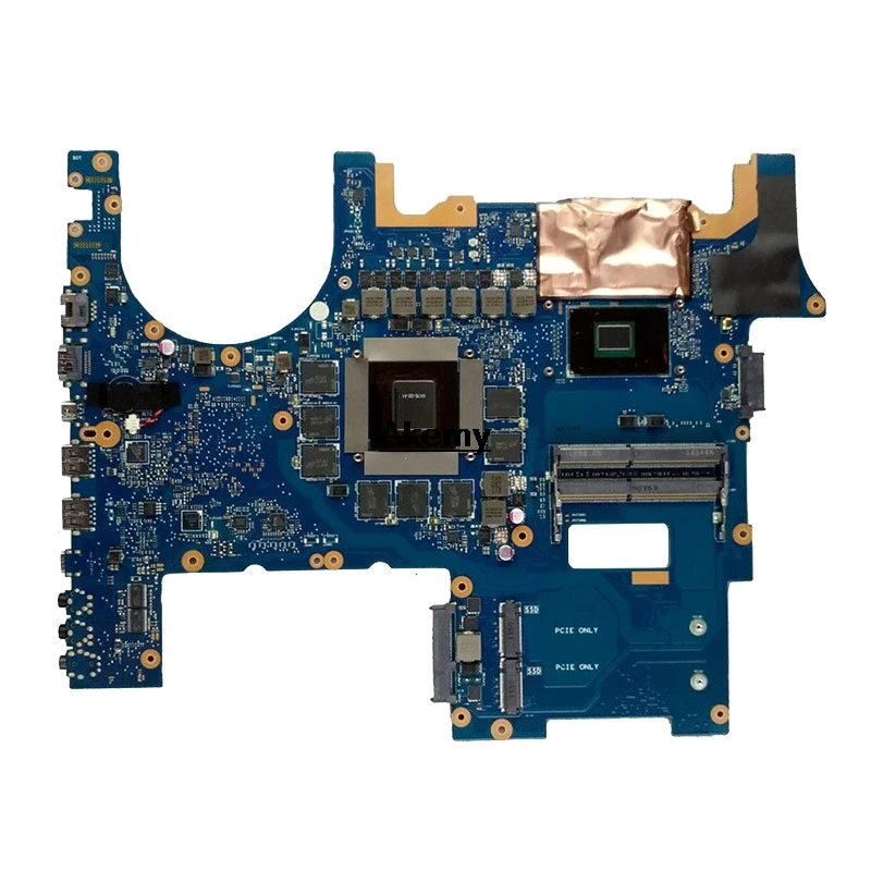 SAMXINNO G752VSK Mainboard Par Asus G752VM G752VML G752VS G752VSK Mātesplati Darba i7-7700HQ GTX 1070M/8 GB GPU Attēls 1