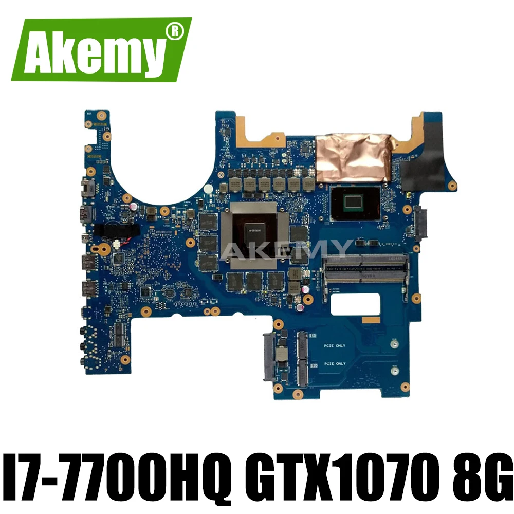SAMXINNO G752VSK Mainboard Par Asus G752VM G752VML G752VS G752VSK Mātesplati Darba i7-7700HQ GTX 1070M/8 GB GPU Attēls 4