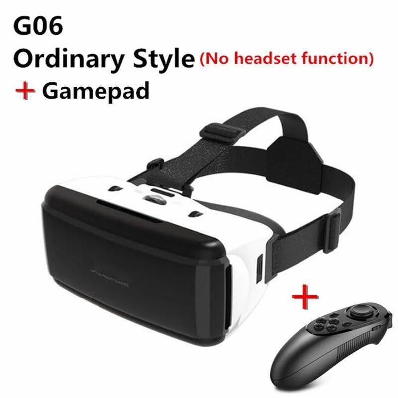 Scione VR Virtuālo Realitāti, 3D Brilles Box Stereo VR Austiņas, Ķivere Viedtālrunis Bluetooth Šūpuļzirgs Attēls 5