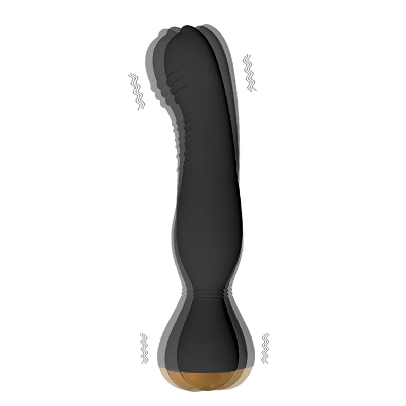 Silikona zizli vibrators jaudīga usb papildināt dubultā galvu vibrējošo anālo plug clit masturbēt prostatas masāža, anālais dildo Attēls 2