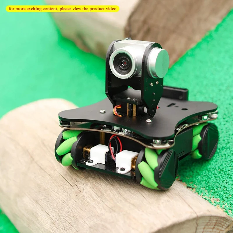 Smart Robotu Komplektu UNO R3 ar FPV Kameru, Kodēšana, Mecanum Riteņu DIY Izkliedētā Rotaļlietas Video WiFi Robots Auto Attēls 2