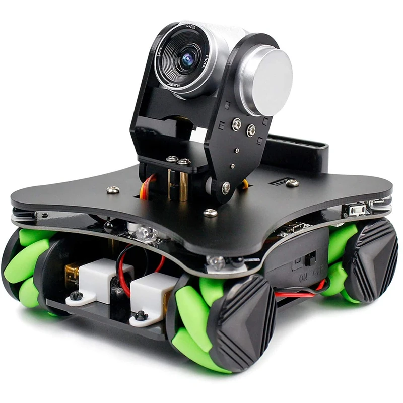 Smart Robotu Komplektu UNO R3 ar FPV Kameru, Kodēšana, Mecanum Riteņu DIY Izkliedētā Rotaļlietas Video WiFi Robots Auto Attēls 5