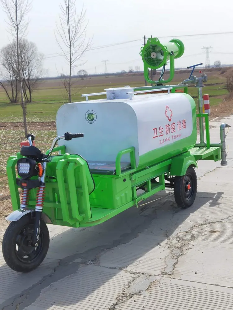 SUS304 Tvertne Vides Laistīšanas Grozs Tricikls Ūdens Strūklu Kravas automašīnu Tricikls Traktors ar Ūdens Cisternu Attēls 4