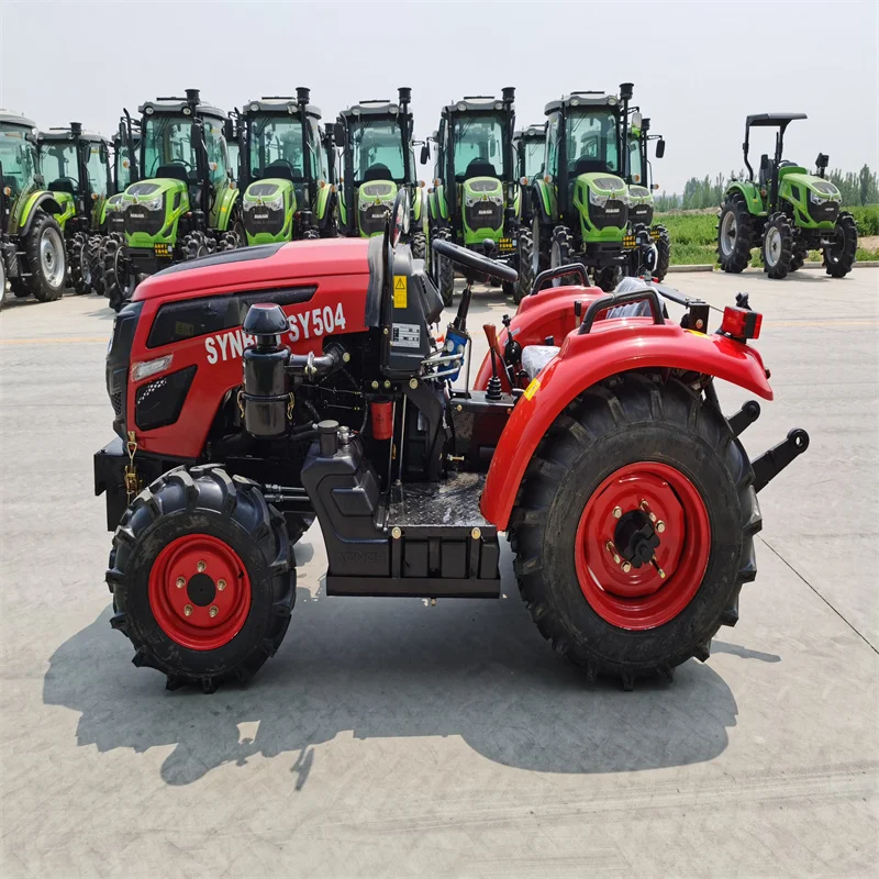 SYNBON Jauniem Produktiem, Mini Traktoriem, Labas Kvalitātes 50 Zs Traktoriem, Lauksaimniecības Karstā Pārdošanai Lauksaimniecības Traktori Attēls 2