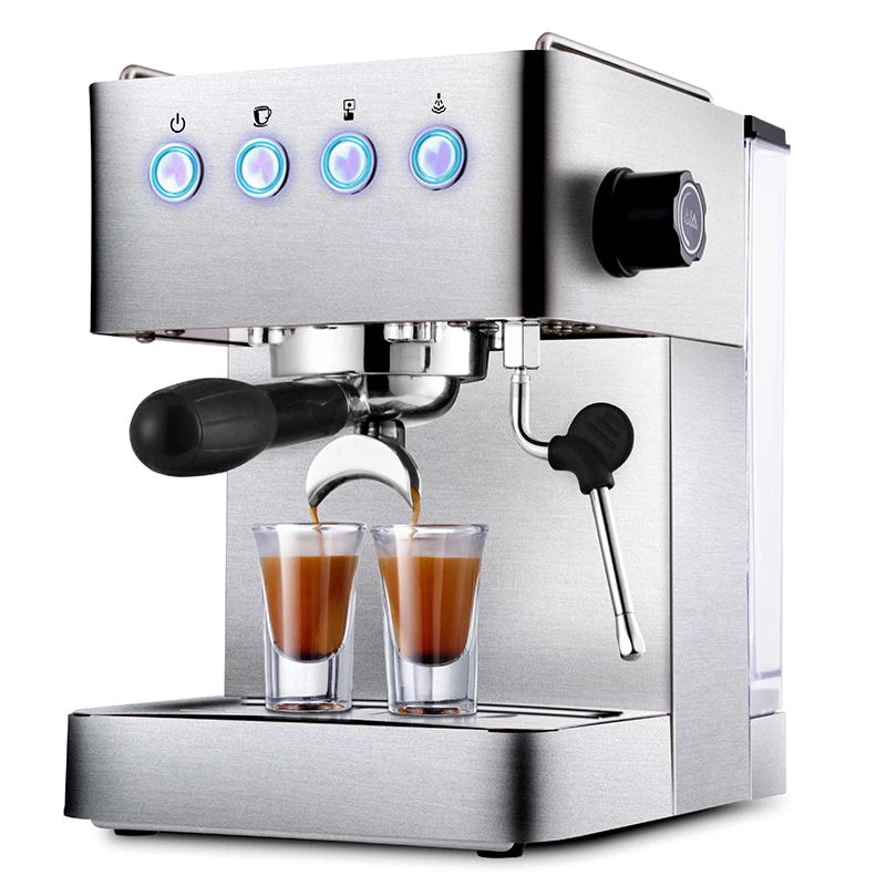 Tirdzniecības Pupiņas Ar Tasi Kafijas Automāts Kafejnīca Cappuccino Smart Elektrisko Kafijas Automātu Mājas Kafijas Iekārtas Attēls 2