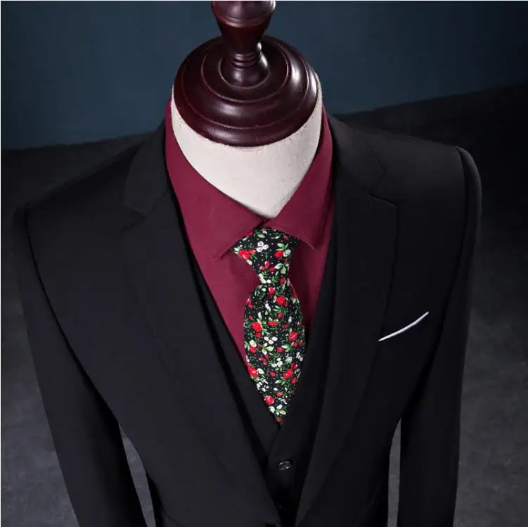 Tīru Krāsu Mens Slim Fit Uzvalks Modes Atpūtas Kāzu Kleitas Tērpi Cilvēks Bizness Vīriešu Mētelis Bleizeri Smokings 3 Gabali, Kostīmu Homme Attēls 4