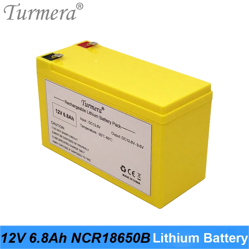 Uzlādējams litija Akumulatoru baterija 12V 6.8 Ah NCR18650B 3400mAh Šūnu Elektrisko Laivu un Nepārtraukta Strāvas Padeve 12V Turmera Attēls 3