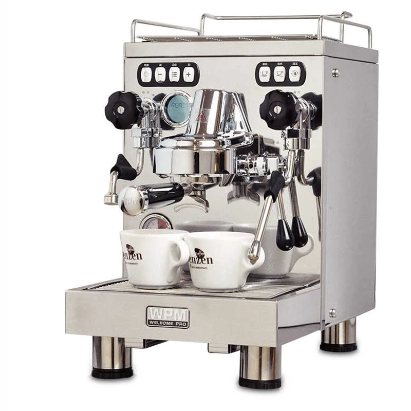 WPM Welhome espresso kafijas KD-320 tirdzniecības Maza izmēra pusautomātiskā vienu galvu dubultā sūkņa spiediens Attēls 2