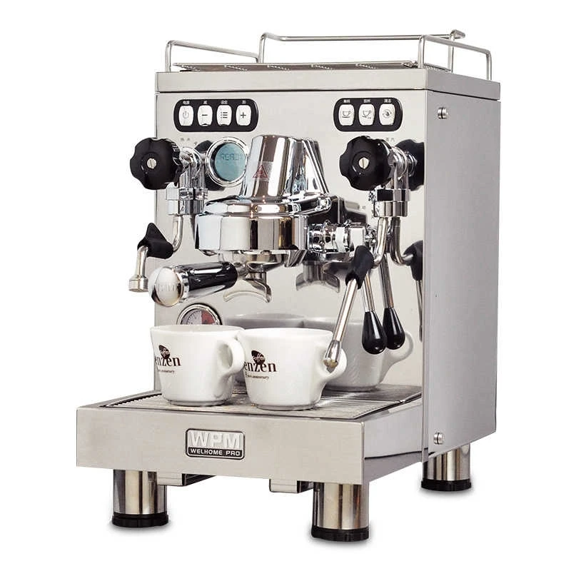 WPM Welhome espresso kafijas KD-320 tirdzniecības Maza izmēra pusautomātiskā vienu galvu dubultā sūkņa spiediens Attēls 3