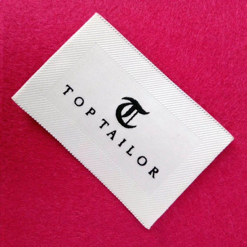 ZeQi Apģērba birkas, austas etiķetes pielāgot galveno marķējuma 1000pcs/daudz bezmaksas piegāde Attēls 1