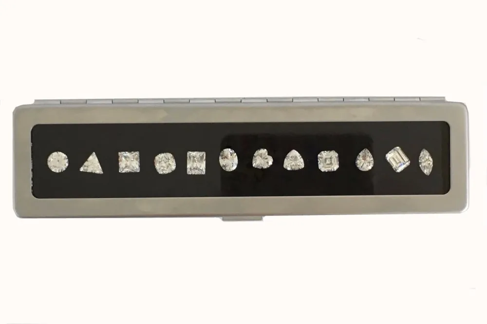 Zhanhao Augstas Kvalitātes Juvelieris Dimanta Instrumentu Samazināt Mēroga Master Akmens Komplekti Ar 12pcs Dažādas Formas Akmeņi Attēls 4