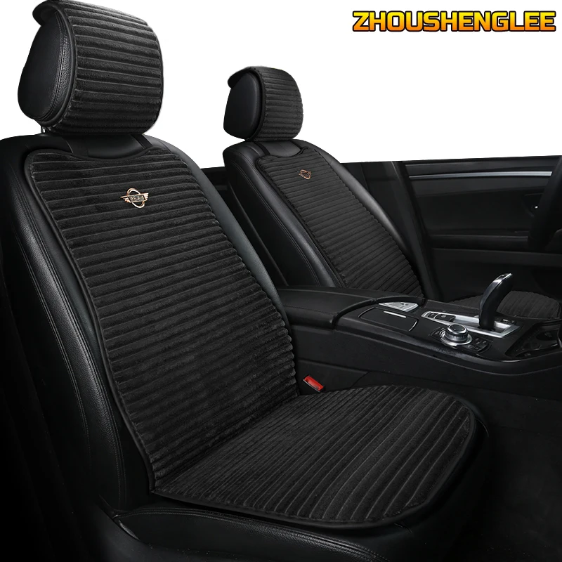 ZHOUSHENGLEE 12V Sēdekļu auto sēdekļa vāks Jaguar visi modeļi F-PACE XE XJ XF XEL XJL XFL ziemas spilveni car styling Attēls 2