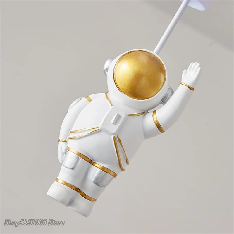 Ziemeļvalstu Astronauts Baloni Led Griestu Lampas Bērnu Guļamistabā Karājas Lampas Radošo Mājas Dekoru Gaitenis Foajē Gaismas Ķermeņi, Attēls 4