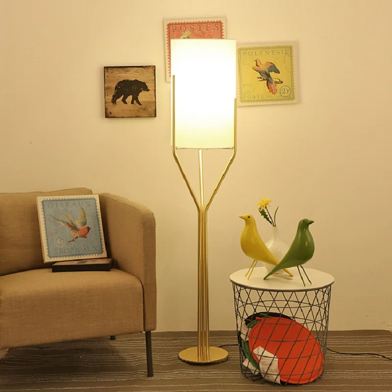 Ziemeļvalstu Deco Auduma Grīdas lampa Jauns Dizains, Grīdas, ņemot vērā dzīvojamā istaba guļamistaba Dizainers parauga istabu viesnīcā projektu Attēls 3