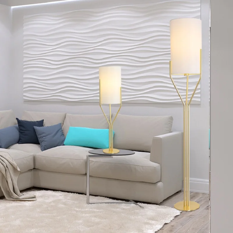 Ziemeļvalstu Deco Auduma Grīdas lampa Jauns Dizains, Grīdas, ņemot vērā dzīvojamā istaba guļamistaba Dizainers parauga istabu viesnīcā projektu Attēls 4